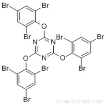 2,4,6-Tris- (2,4,6-tribromofenossi) -1,3,5-triazina CAS 25713-60-4